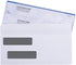 Prime Business Checks Double Window Security Tinted Envelopes - 500 Envelopes for Business Checks, QuickBooks, Laser