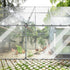 8 16 Grommets, x Clear Tarp, Clear Vinyl Tarp with Heavy Duty Waterproof Transparent Plastic Tarpaulin Cover for Patio