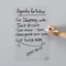Think Board Clear Dry Erase Whiteboard 11"x17", Self-Adhesive Transparent Writing Surface for Home, Office, Desk