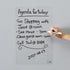 Think Board Clear Dry Erase Whiteboard 11"x17", Self-Adhesive Transparent Writing Surface for Home, Office, Desk