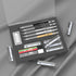Mr. Pen Metal Mechanical Pencil Set with Leads and Eraser Refills, 5 Sizes - 0.3, 0.5, 0.7, 0.9, 2 Millimeters for