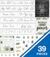 Carson Dellosa 39-Piece Farmhouse Cursive Alphabet and Number Line Bulletin Board Set, Cursive Alphabet Wall Strip and Number Line, Cursive Classroom Poster, and Modern Farmhouse Classroom Cutouts by Carson Dellosa Education