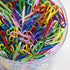 Officemate Vinyl Coated #2 Paper Clips, Assorted Colors, Tub of 1000