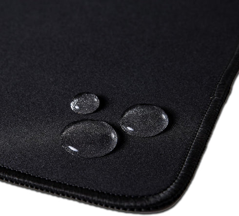 Extended 3XL Gaming Mouse Pad, 48" x 24", Anti-Fray Stitched Edges, Black