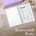 Yoment Spiral Notebook, College Ruled A5 Spiral Bound Journal with 160 Pages Thick Paper Plastic Hardcover for Note