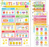 Hadley Designs 4 Colorful Grammar Posters for Language Arts, ELA Classroom Parts of Speech and Writing Process Posters