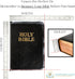 Beautiful Bible Cover with Inspiring Verses for Women and Girls, Protects Your Prayer and Study Items