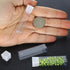 The Beadsmith Clear Plastic Tubes, 2 x .5 Inch Square with Flat Caps, Bag of 100