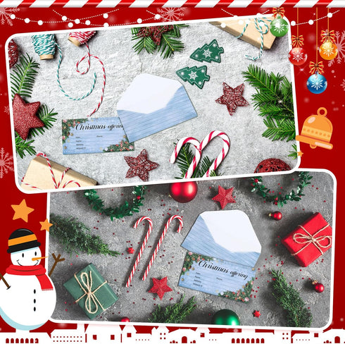 Cholemy 500 Pcs Christmas Offering Envelopes for Church, 6.3 x 3.1 Inch Tithes and Donation Envelopes