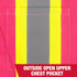 Radians SV22-1 Economy Type O Class 1 Safety Vest, Pink Mesh Size 4X-Large, 1 Each