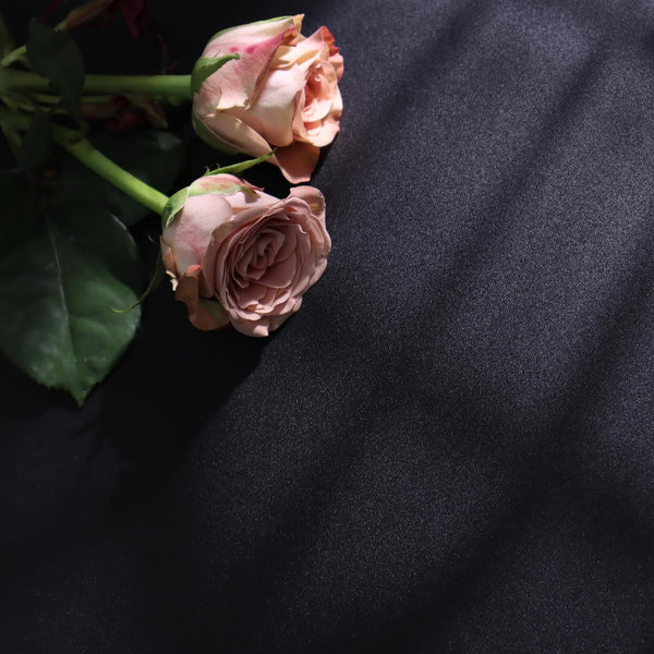 Black Peel and Stick Wallpaper, Solid Black Contact Paper 15.7inch x 118.1inch, Self Adhesive Removable for Cabinets