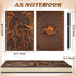 DND Dragon Journal Notebook, 3D Dragon Embossed Notebook with Pen for Dungeons and Dragons/D&D, Great RPG Accessories Nerdy Gifts for DM's & Players, 200 Pages A5 Leather Notepad for Men & Women by Wunhunew