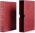 MUDOR 4 Ring Classic Binder, Empty Albums Stockbook for Stamps, Documents, Coins, Bank Notes Classic Binder (Red)