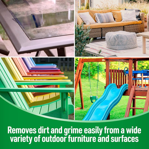 CLR Outdoor Furniture Cleaner, 26 oz - Cleans & Protects Fabric, Wood, Wicker, PVC, Plastic & More