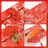 Silk Red Envelope 6PCS New Year Red Envelopes, Chinese Red Pocket for Spring Festival Wedding, New Year Birthday (3