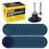 Dura-Gold 2 Inch Grinding Discs, 36 Grit (25 Disc Set) with R-Type