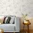 17.5in23ft Countryside ReWallpaper Beige Bunny Wallpaper Peel and Stick Neutral Cottage Wallpaper Bathroom Waterproof