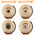 4PCS Wood Carving Disc Set for 4" or 4 1/2" Angle Grinder, Stump Tool Grinder Disc Wheel Attachments for Woodworking
