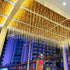GTSYDING 16.4FT 216 8 5) LED Icicle String Lights, Christmas Icicle Lights LEDs Window Curtain Starry Fairy Lights Plug