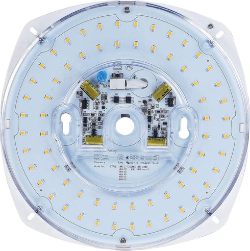 7" LED Light Engine - 8.39" Overall, 28W 2200LM, 3000K Warm White,