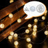 Lights,10FT 30 Lights,8 Globe String LED Decorative Christmas Modes Crystal Crackle Ball Lights,USB Twinkle Fairy