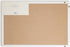 U Brands Farmhouse Linen Bulletin Board - White Frame Office Supplies, Natural, 20” x 30”