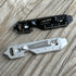 10 Lever Gear Edge XT - Mini Utility Knife Keychain Multitool w/ Tools - Retractable Razor Blade Mini Box Cutter OTF