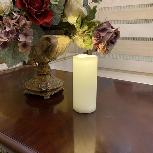 1 Pack Set 3 7 Outdoor Flameless Pillar Candle with Remote and Timer Waterproof Battery Operated Electric LED Candle