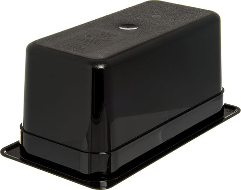 Carlisle FoodService Products Storplus Food Pan, Storage Container with Spoonable Corners, 1/3 Size 6 Inches Deep, Black