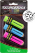 Ticonderoga Pencil Shaped Erasers, Neon Colors, 3 Count