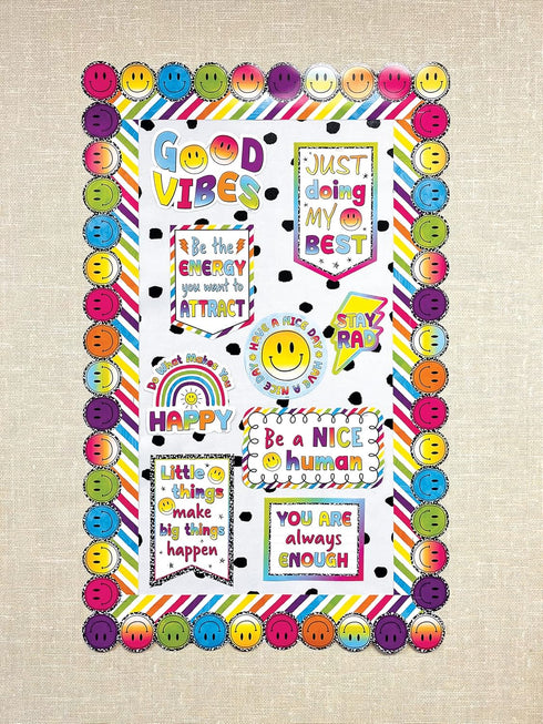 Teacher Created Resources Fun Size Black Painted Dots on White Better Than Paper Bulletin Board Roll