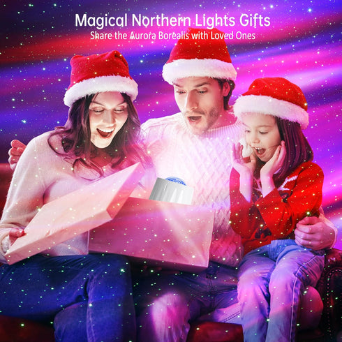 TWElvetooo Northern Lights Projector, Aurora Star Night Light Projector for Teen Boys Girls Gifts, Star Projector