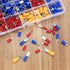 300 Pcs Insulated Electrical Connectors, Fork Ring Spade Butt Quick Disconnect Crimp Terminals Lugs Set, Male/Female