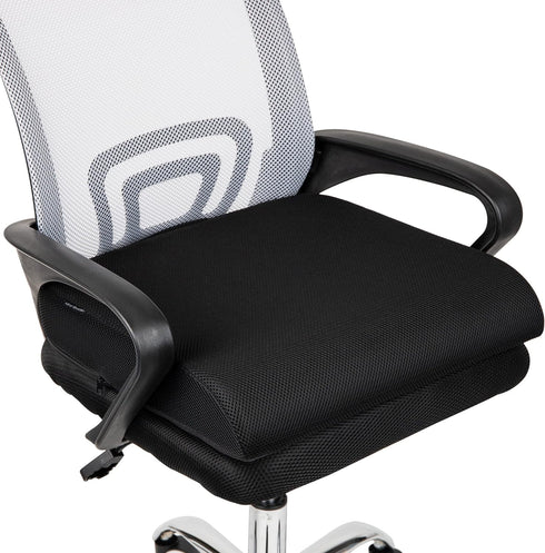 Mind Reader Air-Cloud Seat Cushion, Ergonomic Support for Posture, Pressure Relief, and Pain Reduction, Portable