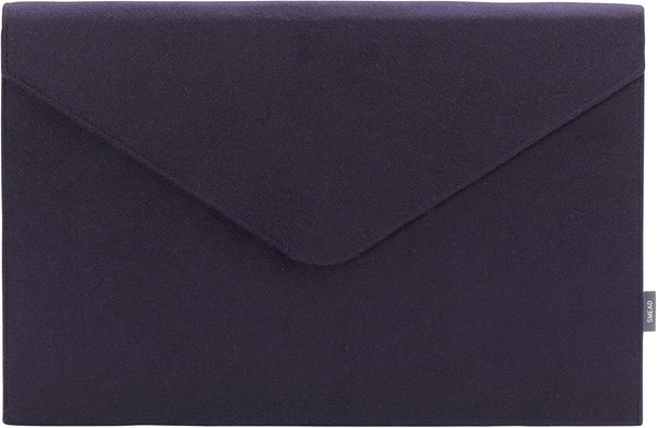 Smead Soft Touch Cloth Expanding File, 2" Expansion, Magnetic Closure, Tabloid Size, Dark Blue (70925)