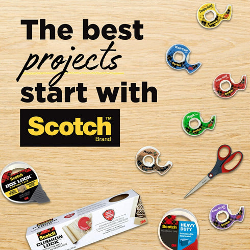 Scotch Magic Tape, 2 Rolls, Invisible, Engineered for Repairing, 1/2 x 1296 Inches, Boxed