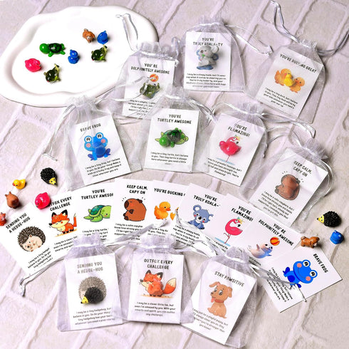 PAPPYN-A 200 Sets Employee Appreciation Gifts Bulk for Coworkers Team Staff Thank You Gifts Organza Bags Back to School
