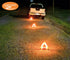 Emergency Warning Triangle by Lumen Wand Store for Road Side Safety, Vehicle Breakdown, and Hazard Marking - Internal LED Illumination Combined with External Reflectivity,