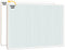 SCRIBBLEDO Isometric Grid 11"x14" Large Graph Dry Erase Board, Double-Sided White Board for Home School Classroom