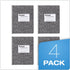 Oxford Spiral Composition Notebooks, 4 Pack, Wide Ruled Paper, 9-3/4 x 7-1/2 Inches, 80 Sheets, Black Marble Cover