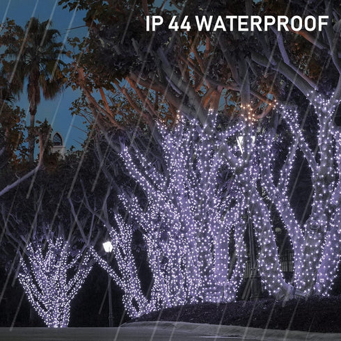 White Solar String Lights Outdoor, 80 FT 240 LED Solar Powered Waterproof Fairy Lights for Christmas Party Yard