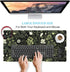 DSKGSJH 31.5 15.75 Dark Green Floral Plants XXL Gaming Mousepad & Desk Pad - Nature Leaf Flower Laptop Keyboard Mat x