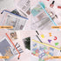 EOOUT 56pcs Mesh Zipper Pouch, Durable Organization Pouches for Puzzle Storage, Letter Size, A4 Size for Office Supplies