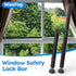 Jammer 2 WooFog AdjustableShortWindow Security Bars for Inside Windows, Window Safety Bars for Sliding/Vertical