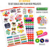 Mirida Planner Stickers – 1867 Daily Icons and Inspirational Stickers for Adults Calendar, Classic Pack for Budget,