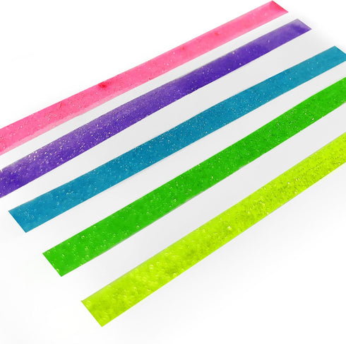 Zebra Kirarich Glitter Ink Highlighters, Chisel Tip, Green, Pack of 5