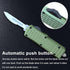 Caressolove Auto Retractable Scalpel Knife, EDC Double Action Automatic Retracting Pocket Knife, Replaceable Blade