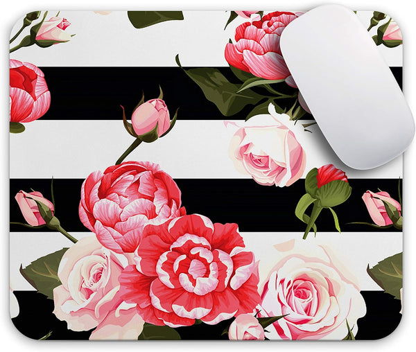 Oriday Custom Gaming Mouse Pad, Inspirational & Motivational Design for Women (Marine Rose)