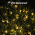 33FT 60 YOLIGHT Fiber Optic Fairy Lights LED Starburst Firework String Lights Green Wire Christmas Lights for Indoor