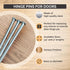 Hinge Outlet Hinge Pins for Doors, 3.5 inches, Oil Rubbed Bronze, 3 Pack